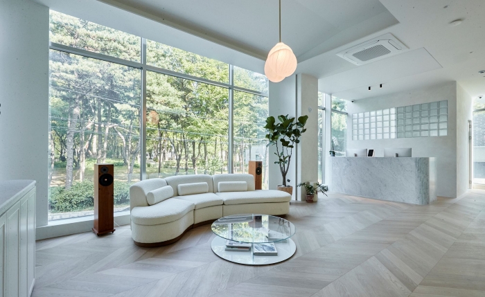Reception lounge at Doje Clinic, Sinsa-dong – Botox